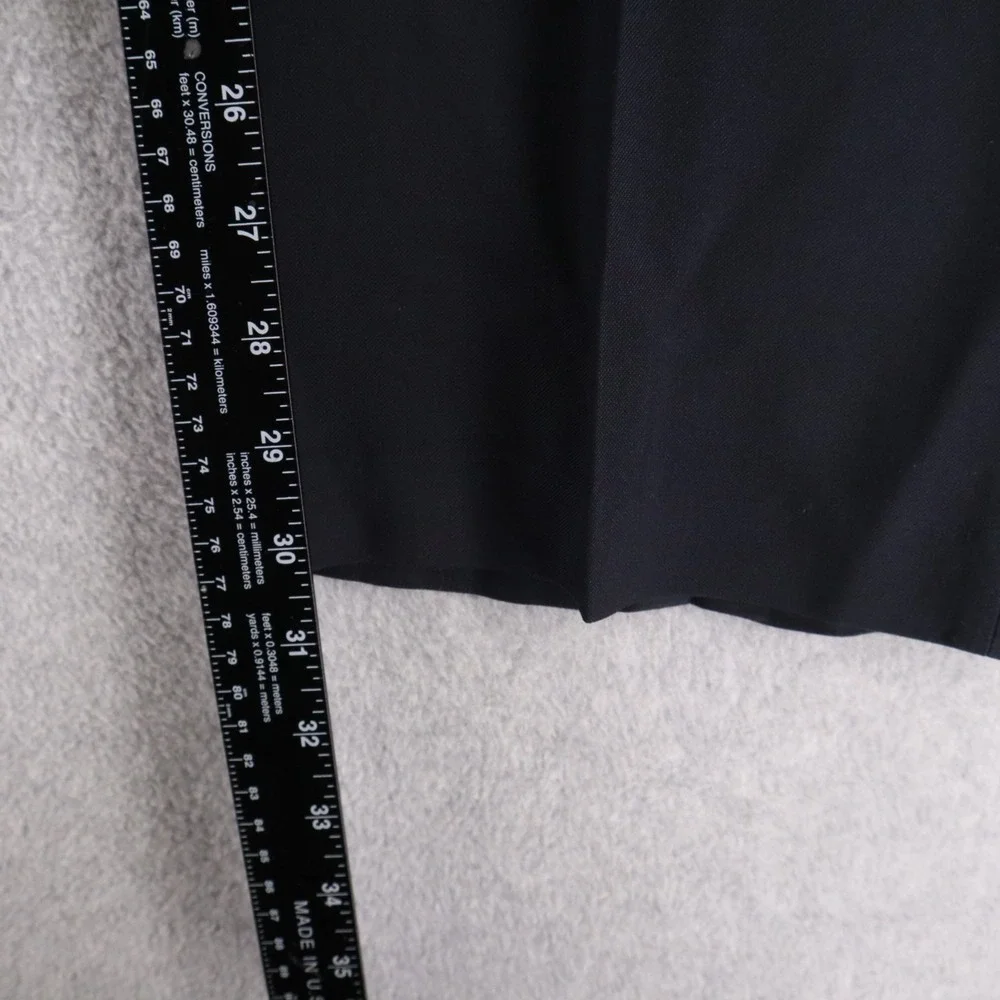 Haggar Pants Mens 38x30 Classic Fit Dress Slacks Suit Flat Front‎ Dark Navy Blue
